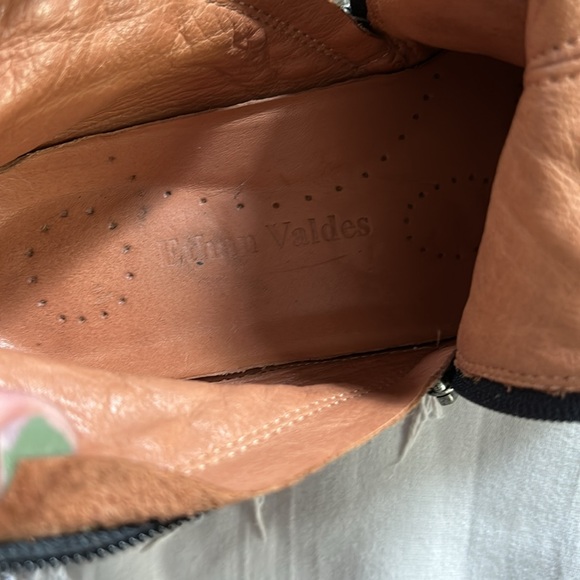 Ethan valdes genuine leather cruise shoes booties yellow boots - Picture 6 of 7